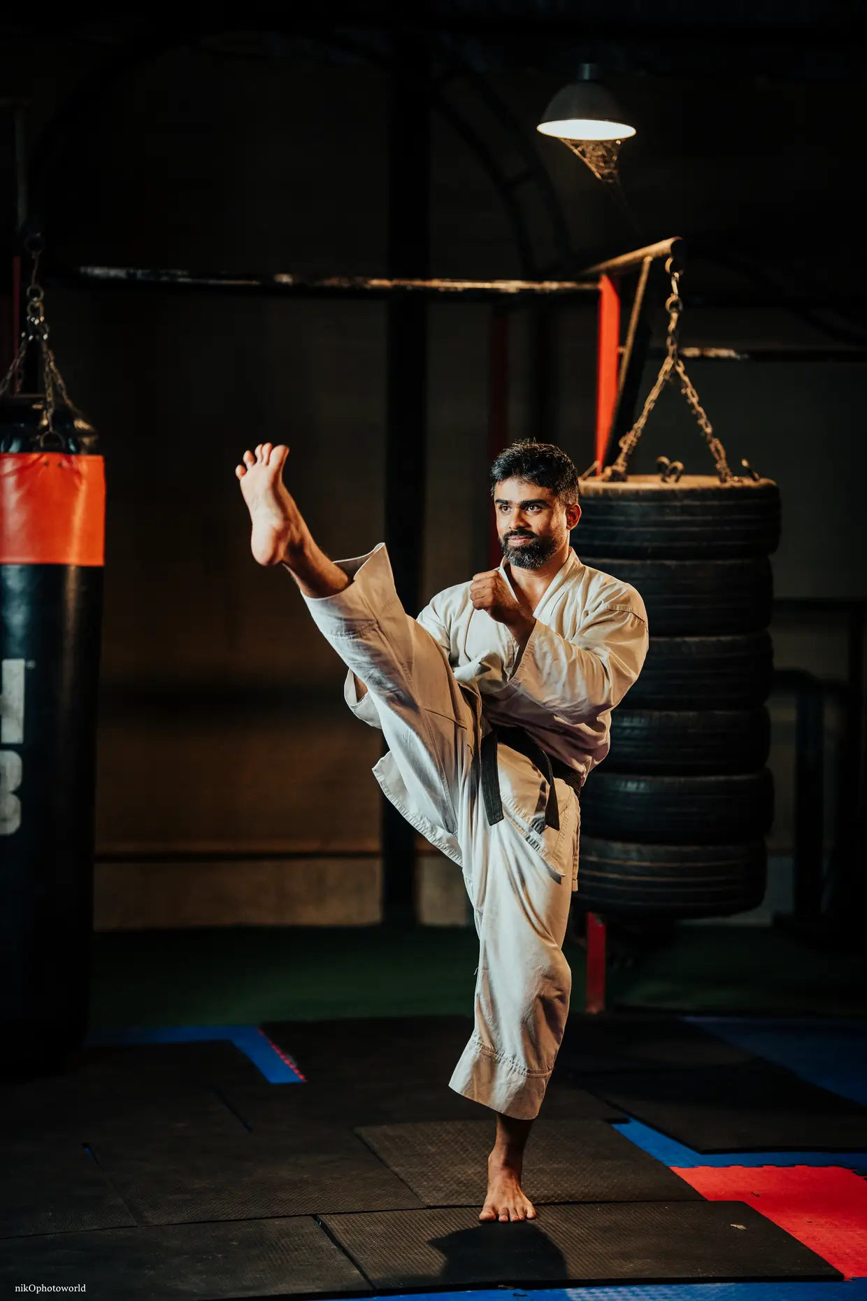 Martial arts training session at Tzur Combat Arts Academy in Goa